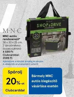 Tesco Mnc autós rendszerező ajánlat