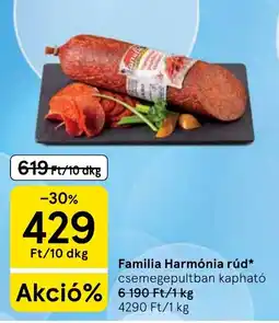 Tesco Familia Harmónia rúd ajánlat