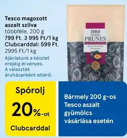 Tesco Tesco aszalt szilva ajánlat