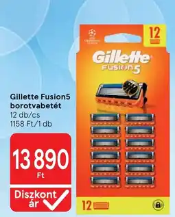 Tesco Gillette fusion5 borotvavetét ajánlat