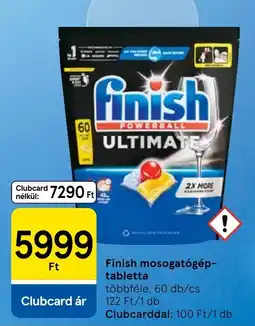 Tesco Finish mosogatógép-tabletta ajánlat