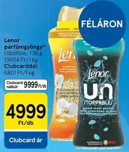 Tesco Lenor parfümgyöngy ajánlat