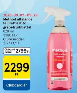 Tesco Method általános felülettszítő ajánlat