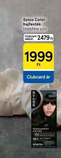 Tesco Syoss Color hajfesték ajánlat