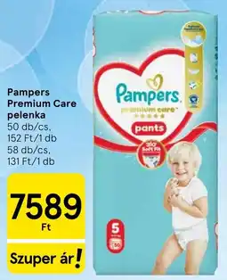 Tesco Pampers premium care pelenka ajánlat