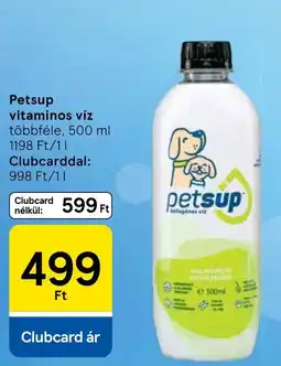 Tesco Petsup vitaminos víz ajánlat