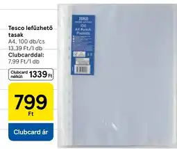 Tesco Tesco lefűzhető tasak ajánlat