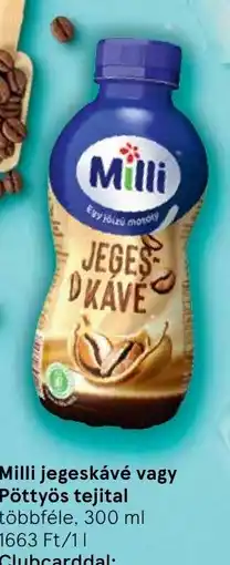 Tesco Milli jegeskávé ajánlat
