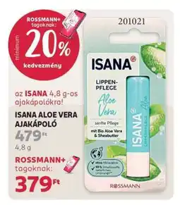 Rossmann ISANA ALOE VERA AJAKÁPOLÓ ajánlat