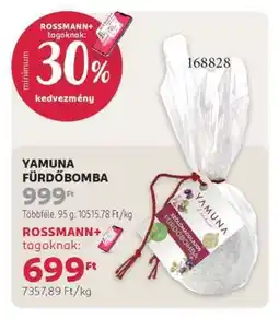 Rossmann Yamuna fürdőbomba ajánlat