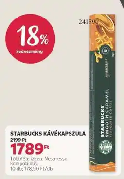 Rossmann Starbucks kávékapszula ajánlat