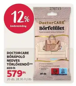 Rossmann DOCTORCARE BŐRÁPOLÓ NEDVES TÖRLŐKENDŐ ajánlat