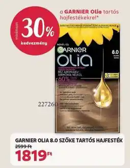 Rossmann GARNIER OLIA 8.0 SZŐKE TARTÓS HAJFESTÉK ajánlat