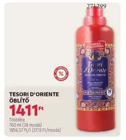 Rossmann TESORI D’ORIENTE Öblítő ajánlat