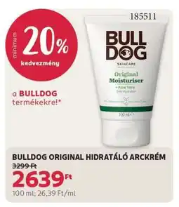 Rossmann BULLDOG ORIGINAL HIDRATÁLÓ ARCKRÉM ajánlat