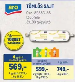 Metro ARO TÖMLŐS SAJT ajánlat
