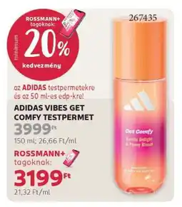 Rossmann ADIDAS VIBES GET COMFY TESTPERMET ajánlat