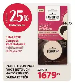 Rossmann PALETTE COMPACT ROOT RETOUCH HAJTŐSZÍNEZŐ BARNA FESTÉK ajánlat
