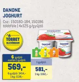 Metro DANONE JOGHURT ajánlat