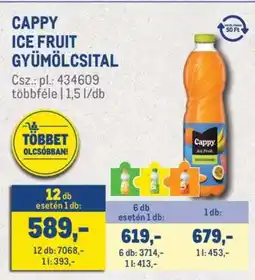 Metro Cappy Ice Fruit gyümölcsital ajánlat