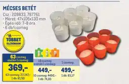 Metro Mécses Betét ajánlat