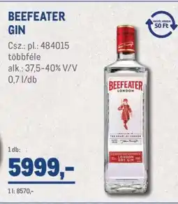 Metro BEEFEATER GIN ajánlat