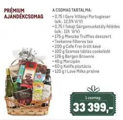 Metro PRÉMIUM AJÁNDÉKCSOMAG ajánlat