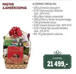 Metro MAGYAR AJÁNDÉKCSOMAG ajánlat