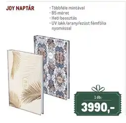 Metro JOY NAPTÁR ajánlat