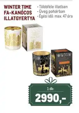 Metro WINTER TIME FA-KANÓCOS ILLATGYERTYA ajánlat