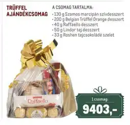 Metro TRÜFFEL AJÁNDÉKCSOMAG ajánlat