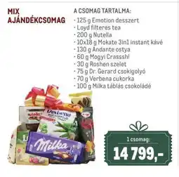 Metro MIX AJÁNDÉKCSOMAG ajánlat