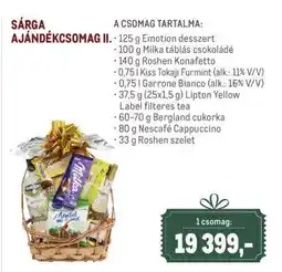 Metro SÁRGA AJÁNDÉKCSOMAG II ajánlat