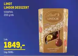 Metro Lindt Lindor desszert ajánlat