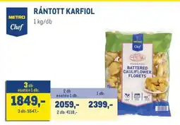 Metro METRO Chef RÁNTOTT KARFIOL ajánlat