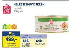 Metro MELEGSZENDVICSKRÉM ajánlat