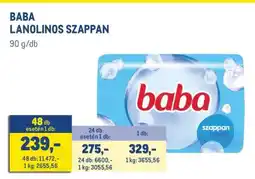 Metro BABA LANOLINOS SZAPPAN ajánlat