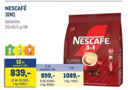 Metro NESCAFÉ 3IN1 ajánlat