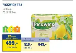 Metro Pickwick Tea ajánlat