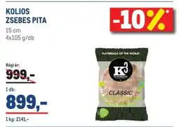 Metro KOLIOS ZSEBES PITA ajánlat