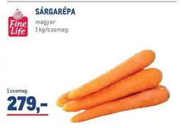 Metro Sárgarépa ajánlat