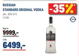 Metro Russian Standard Original Vodka ajánlat