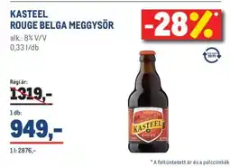 Metro KASTEEL ROUGE BELGA MEGGYSÖR ajánlat