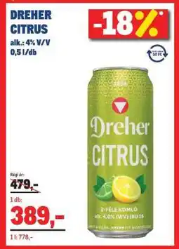 Metro DREHER CITRUS ajánlat