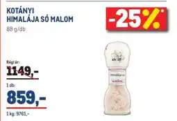 Metro KOTÁNYI HIMALÁJA SÓ MALOM ajánlat