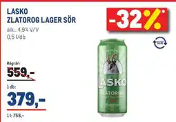 Metro LASKO ZLATOROG LAGER SÖR ajánlat