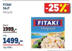Metro Fitaki sajt ajánlat