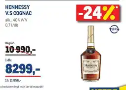 Metro HENNESSY V.S Cognac ajánlat