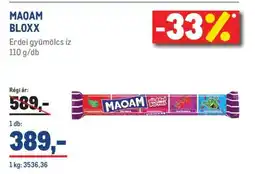 Metro MAOAM BLOXX ajánlat