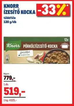 Metro Knorr ízesítő kocka ajánlat